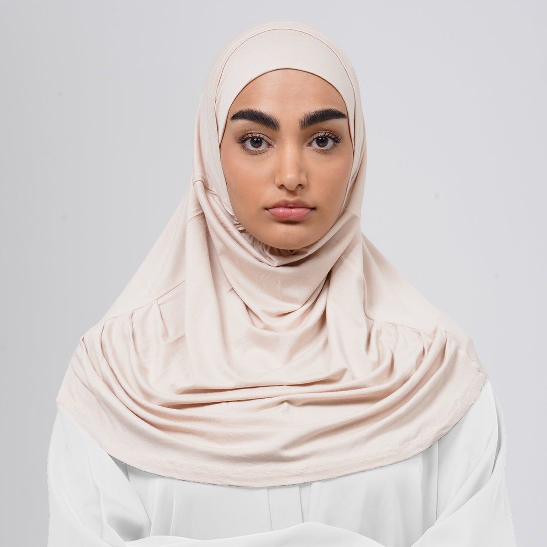 Elena Hijab 2 pieces - Light Grey