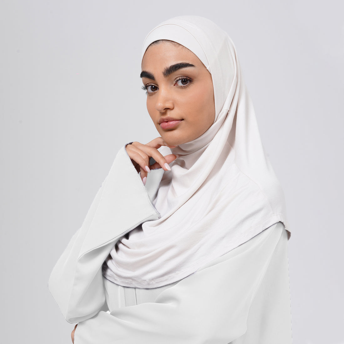 Elena Hijab 2 pieces - Cream