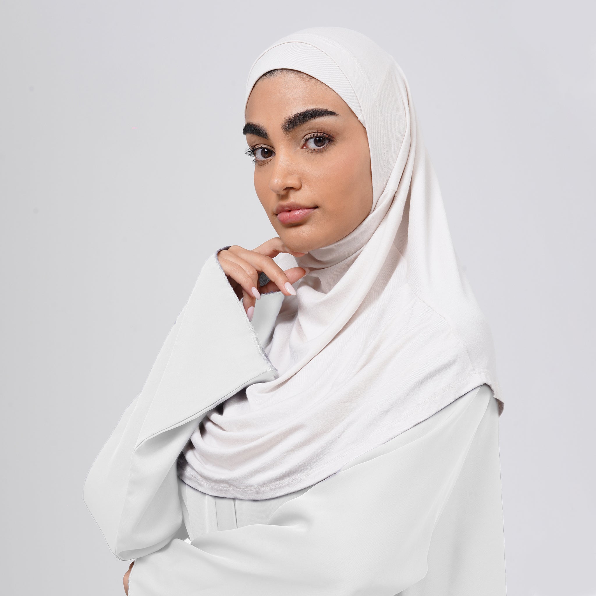 Elena Hijab 2 pieces - Cream