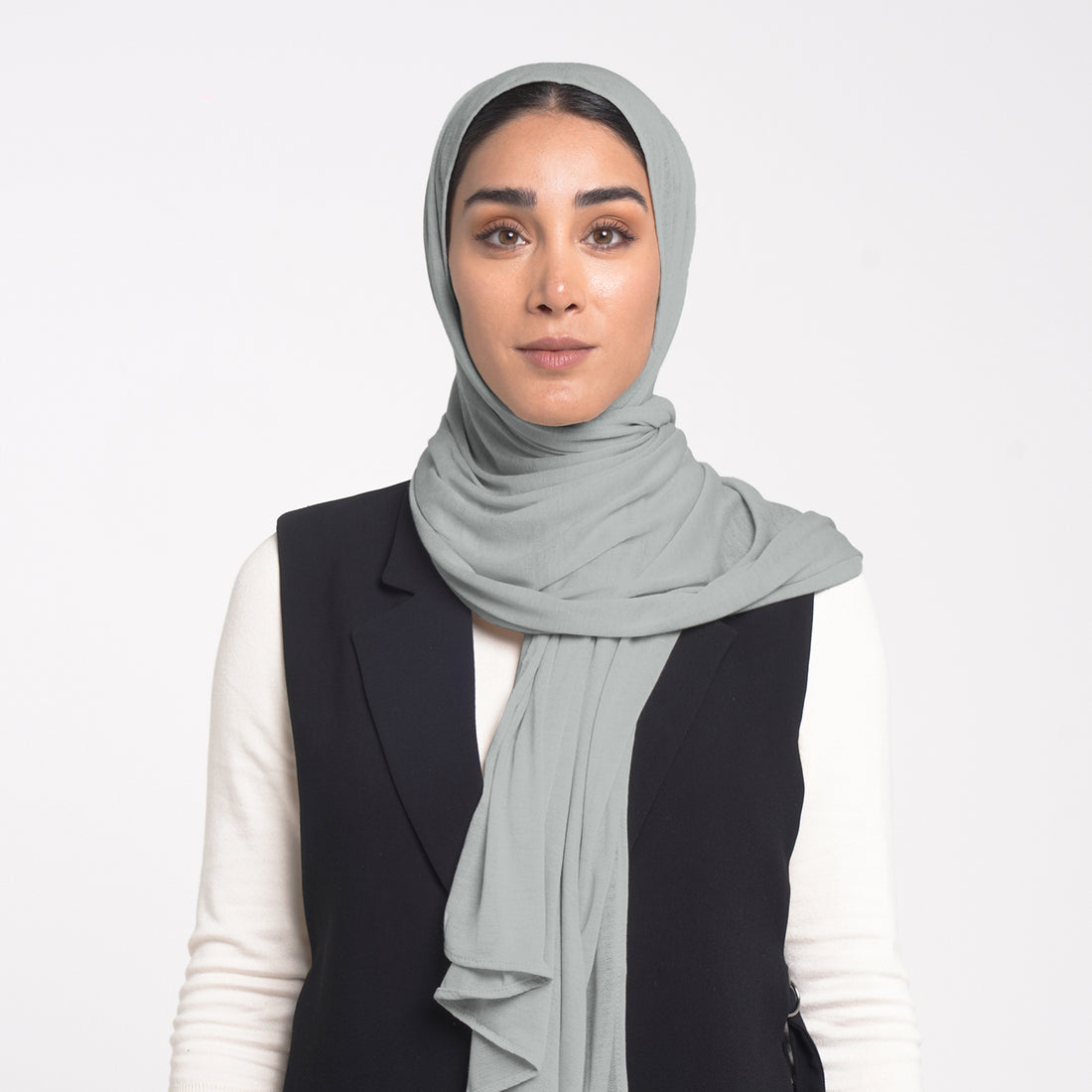 Turkish Cotton Hijab - Sage Green