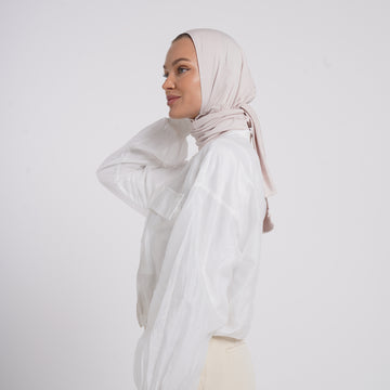 Viscose Yara Hijab - Soft Blush Taupe