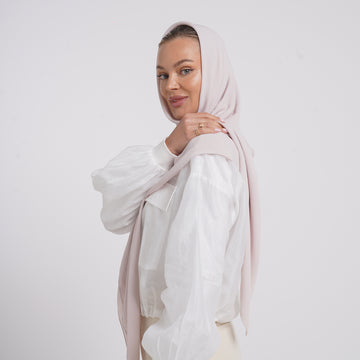 Crepe Cotton hijab -  Dusty Rose