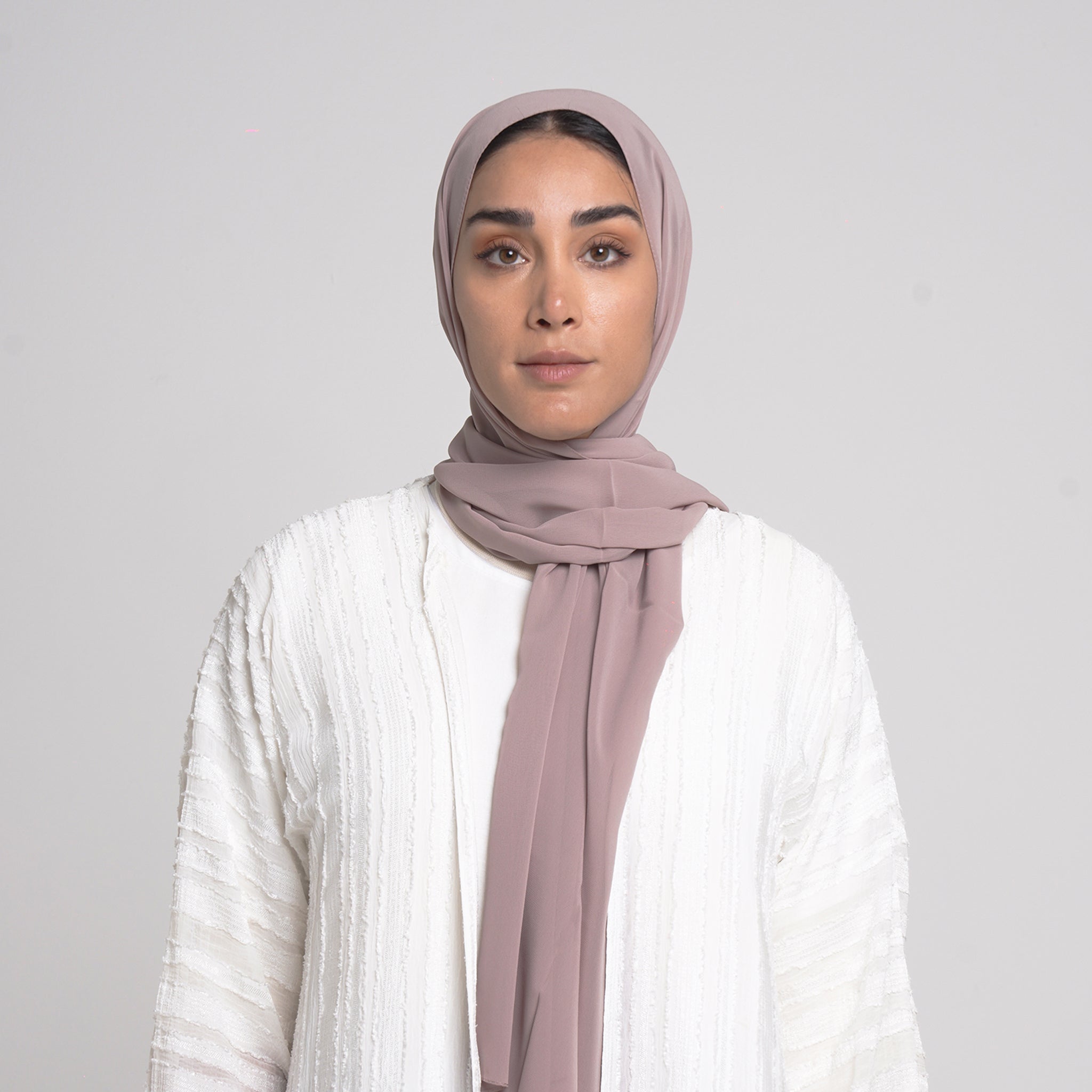 Essential Everyday Chiffon Hijab - Dusty Mauve