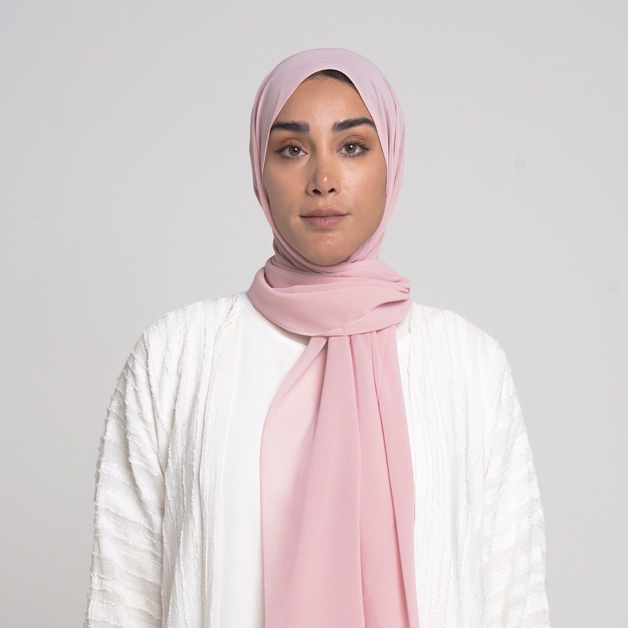 Essential Everyday Chiffon Hijab - Baby Pink