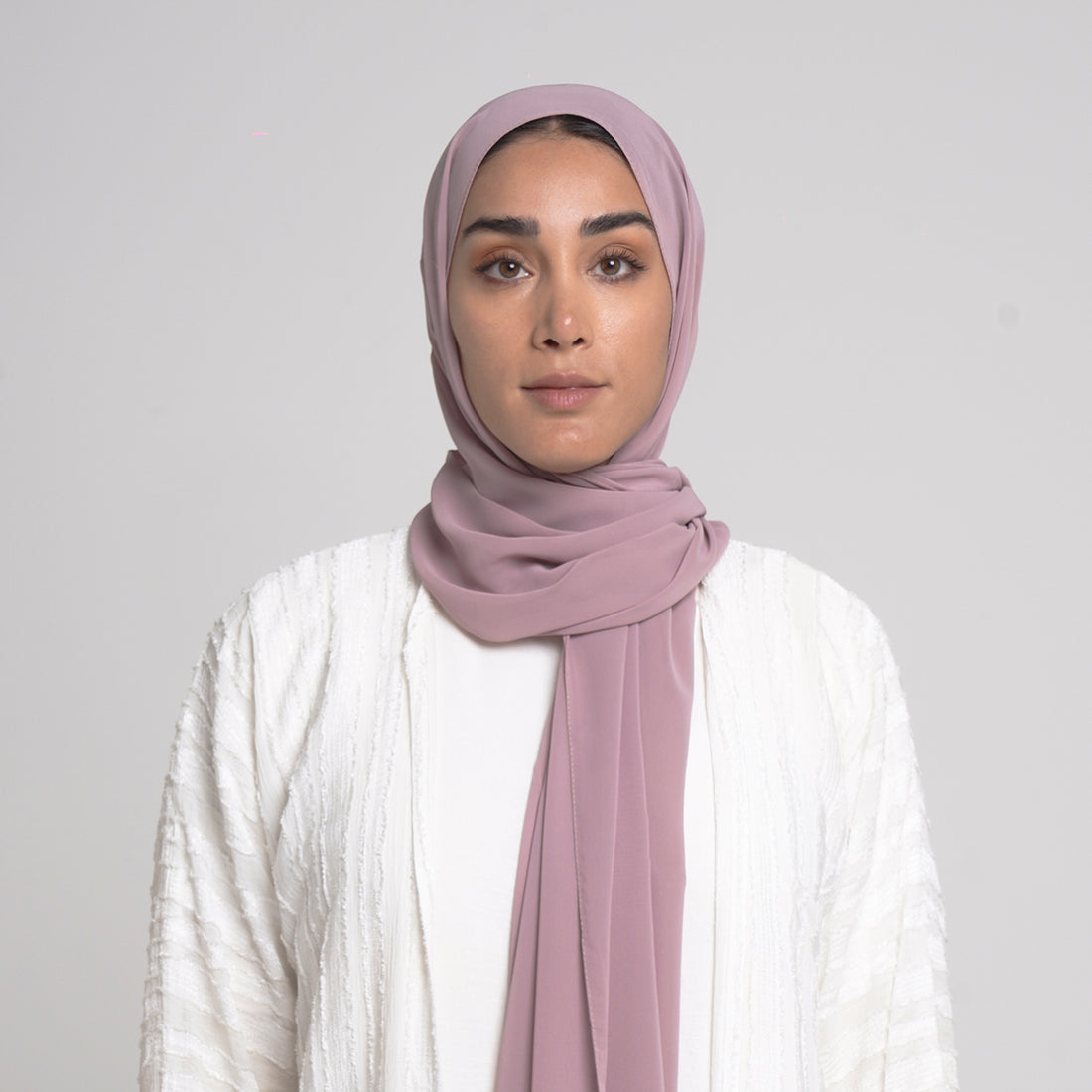 Essential Everyday Chiffon Hijab - Soft Orchid Pink
