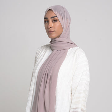 Essential Everyday Chiffon Hijab - Misty Lilac