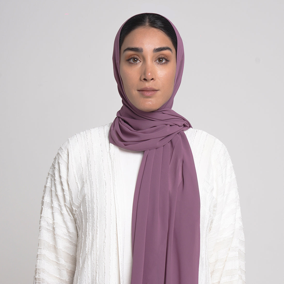 Essential Everyday Chiffon Hijab - Mulberry Mauve