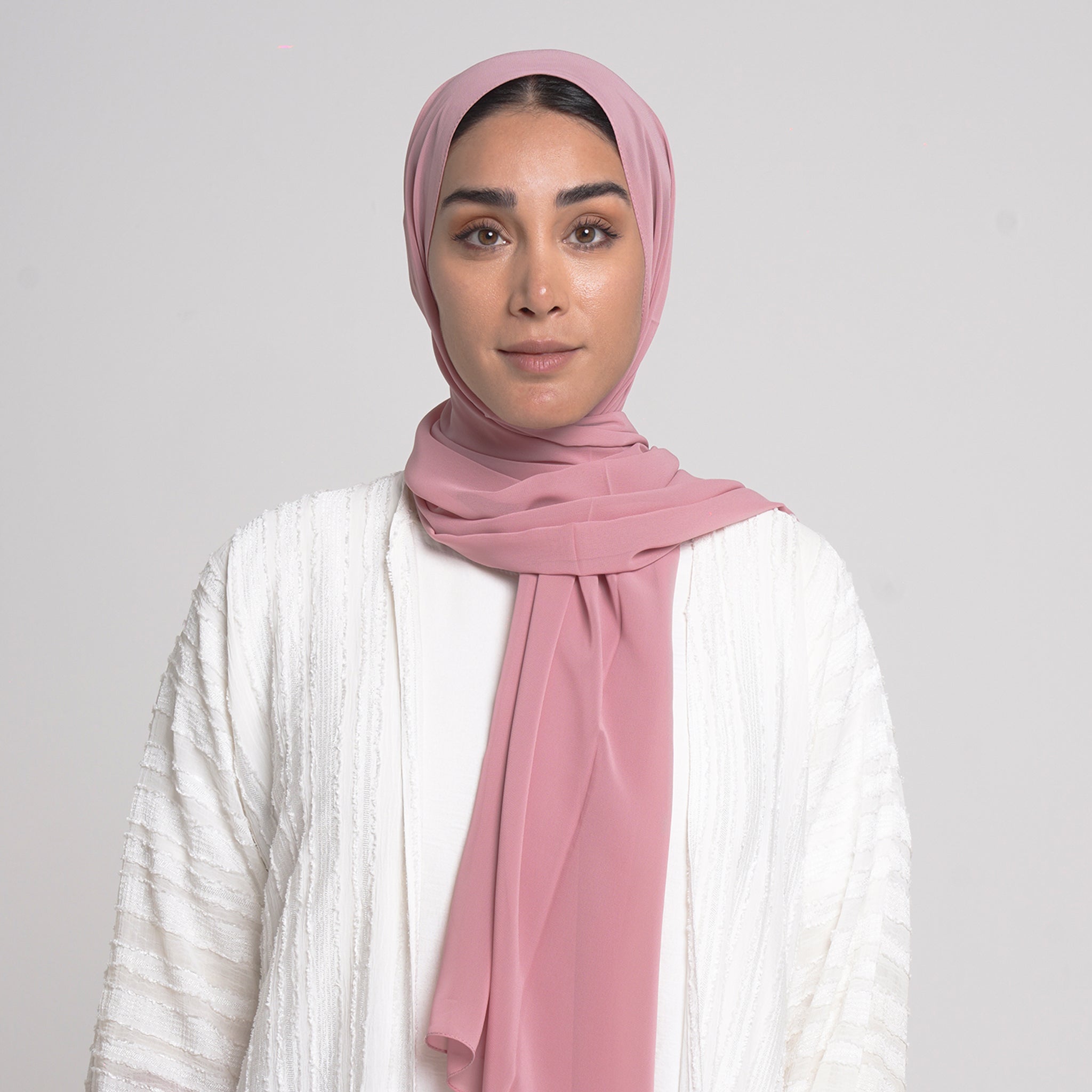 Essential Everyday Chiffon Hijab - Petal Pink