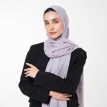 Essential Everyday Chiffon Hijab - Lilac Mist