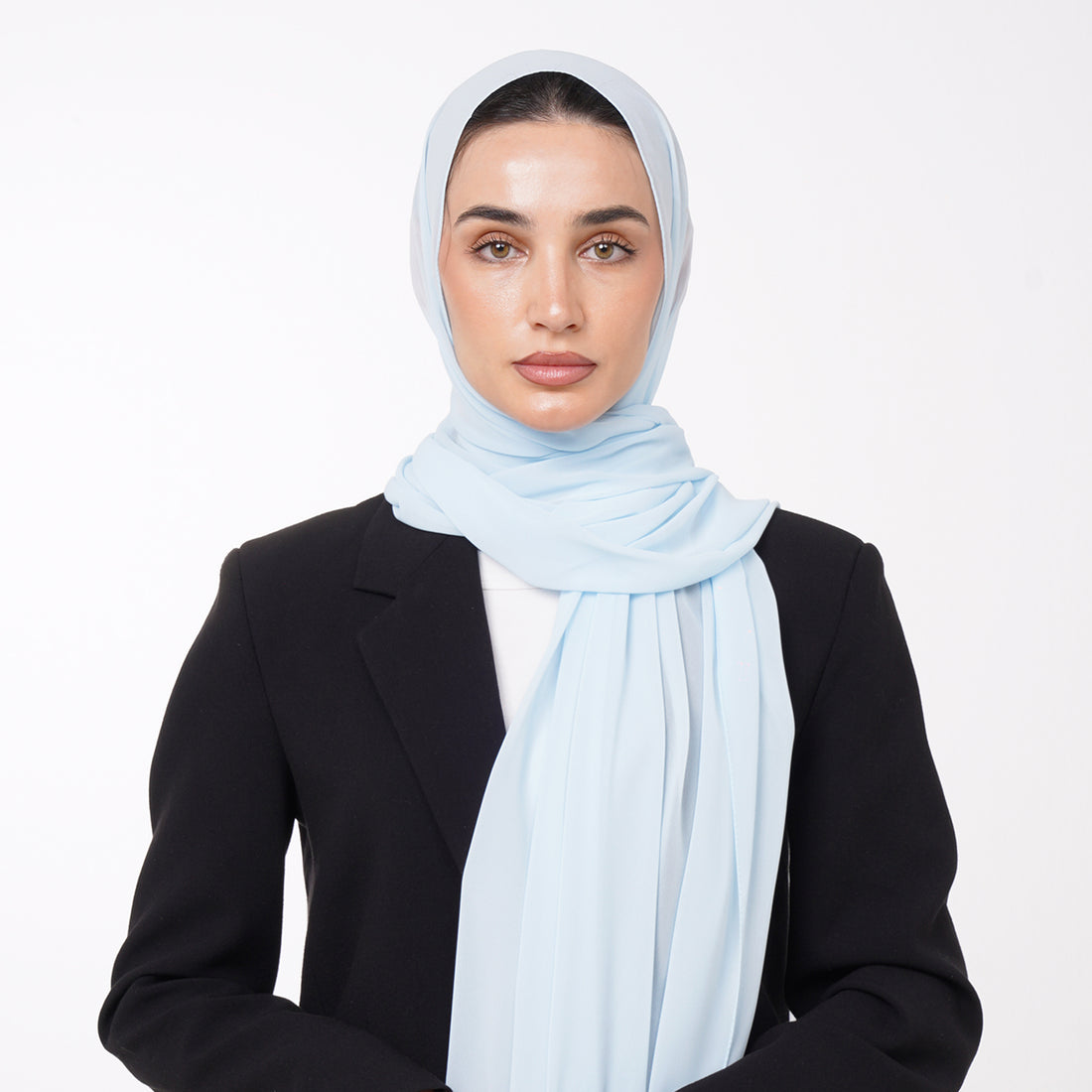 Essential Everyday Chiffon Hijab - Ice Blue