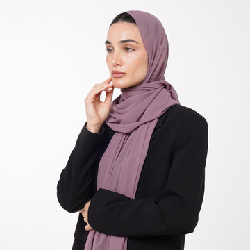 Essential Everyday Chiffon Hijab - Dusty Orchid