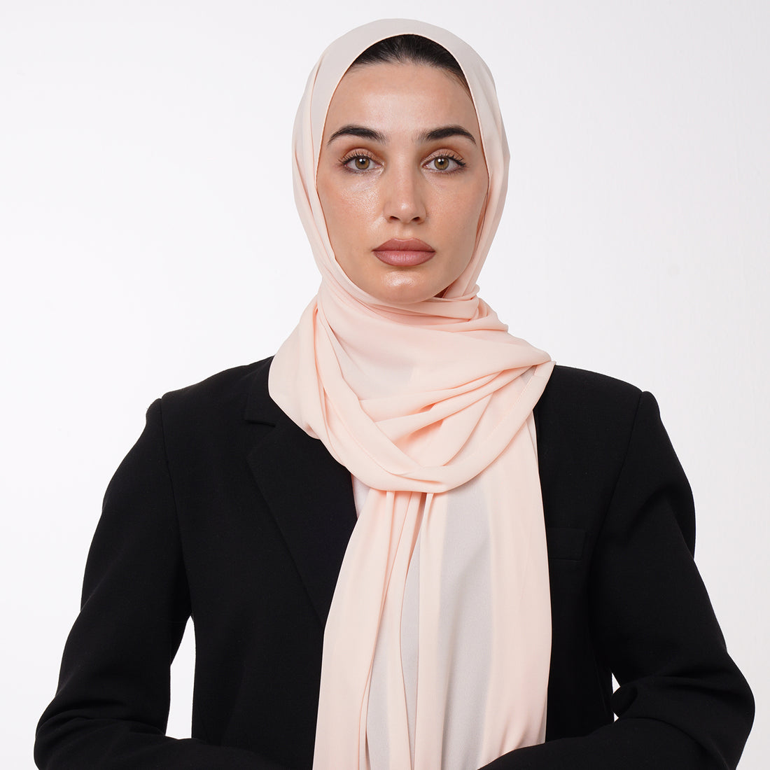 Premium Chiffon Hijab -Ballet Pink