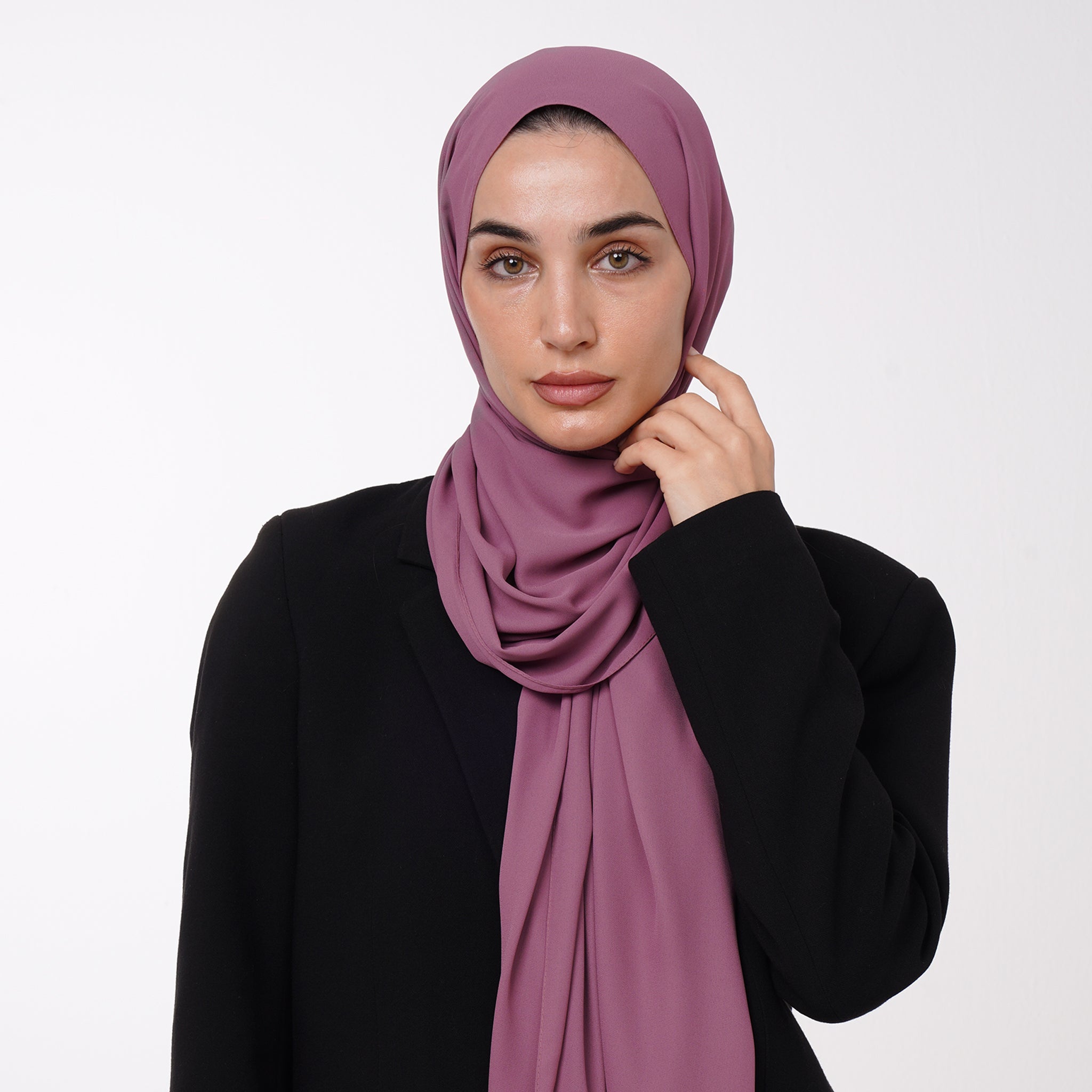 Premium Chiffon Hijab -Dusty Mauve