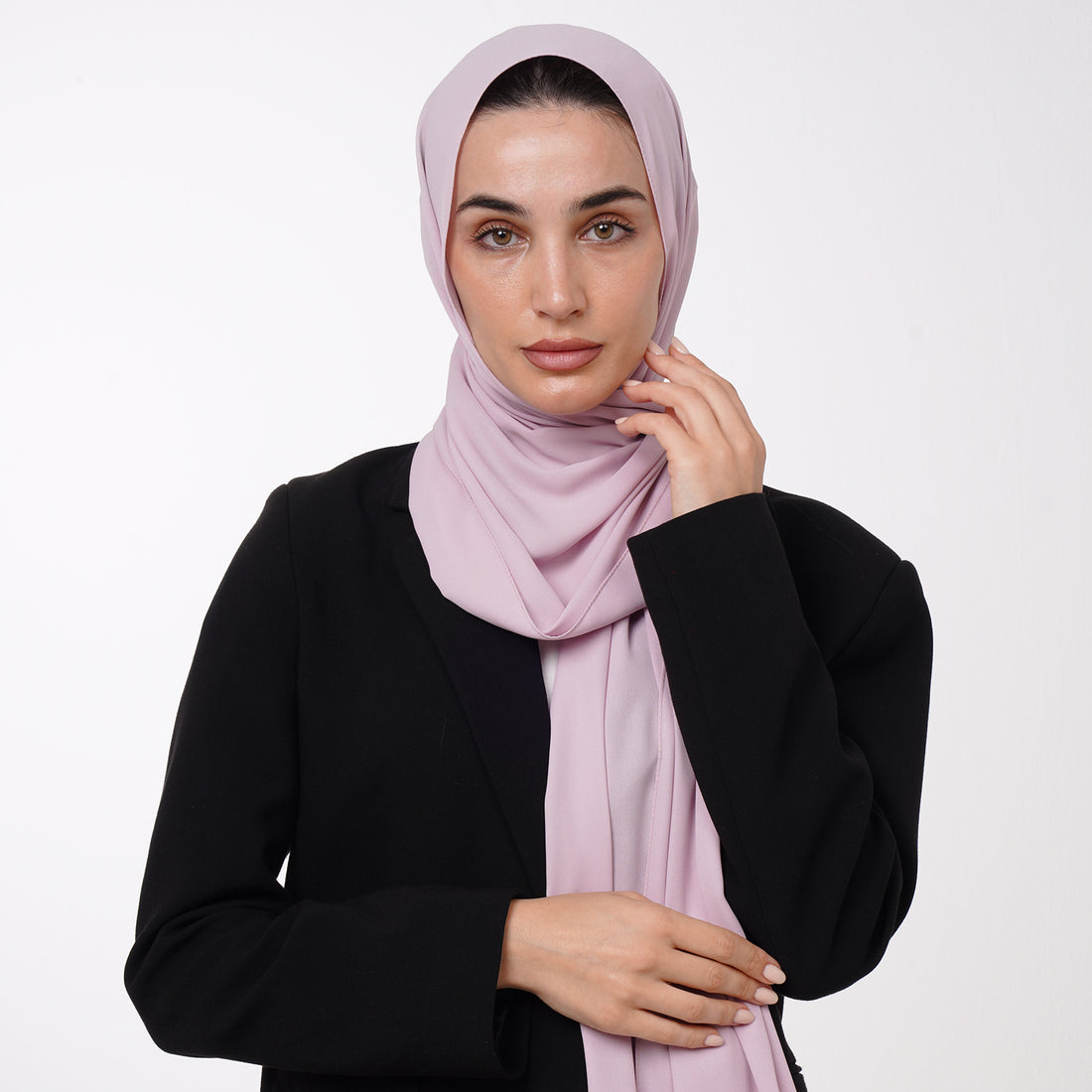 Premium Chiffon Hijab - Soft Lilac