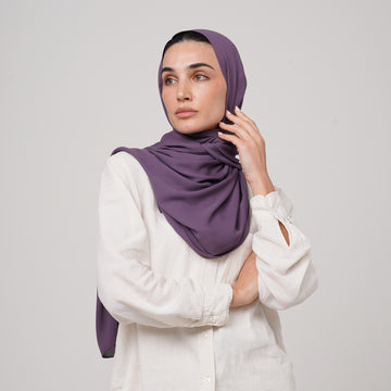 Premium Chiffon Hijab -Dusty Plum