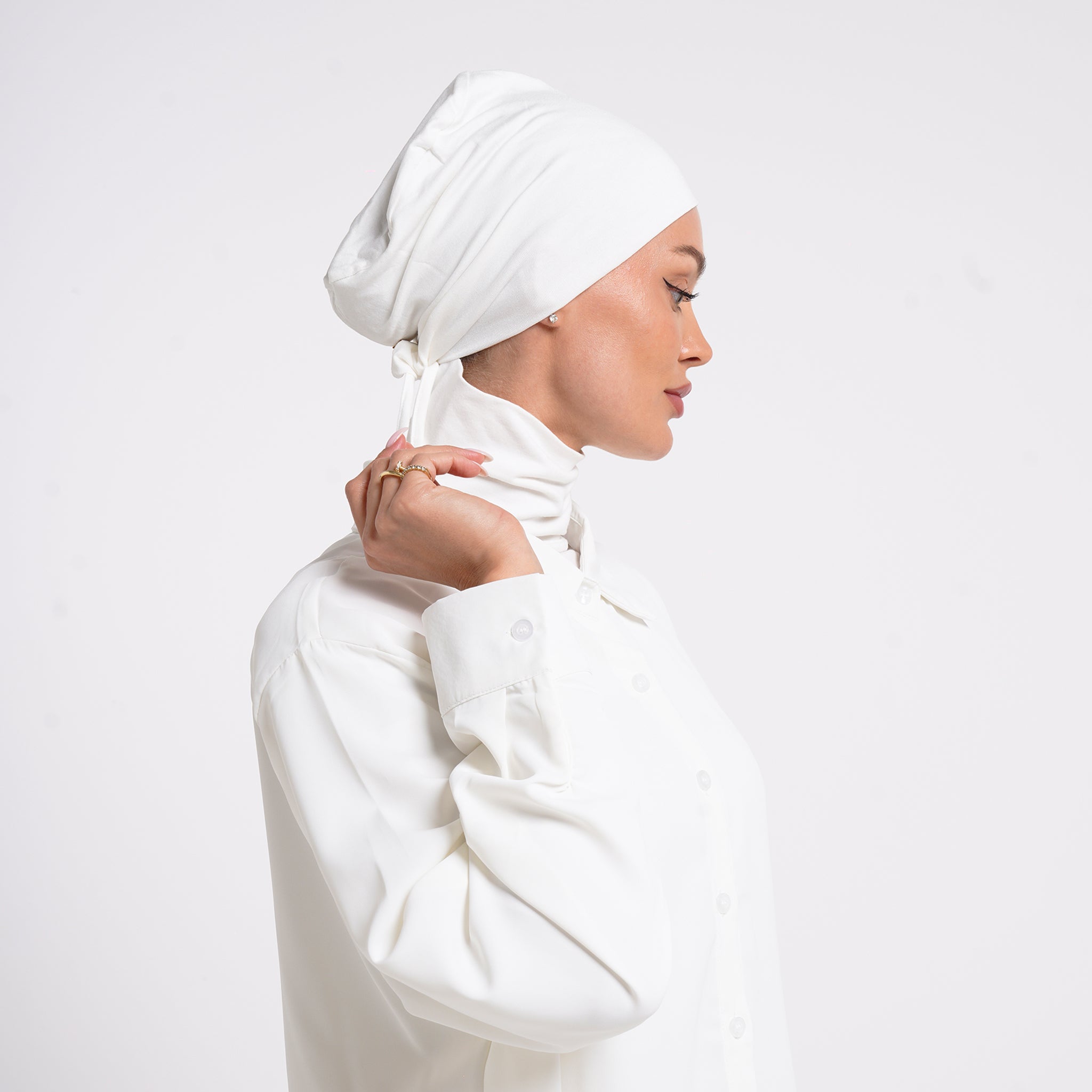 Eve Inner Full Bonnet - Pure White