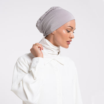 Eve Inner Full Bonnet - Pearl Gray