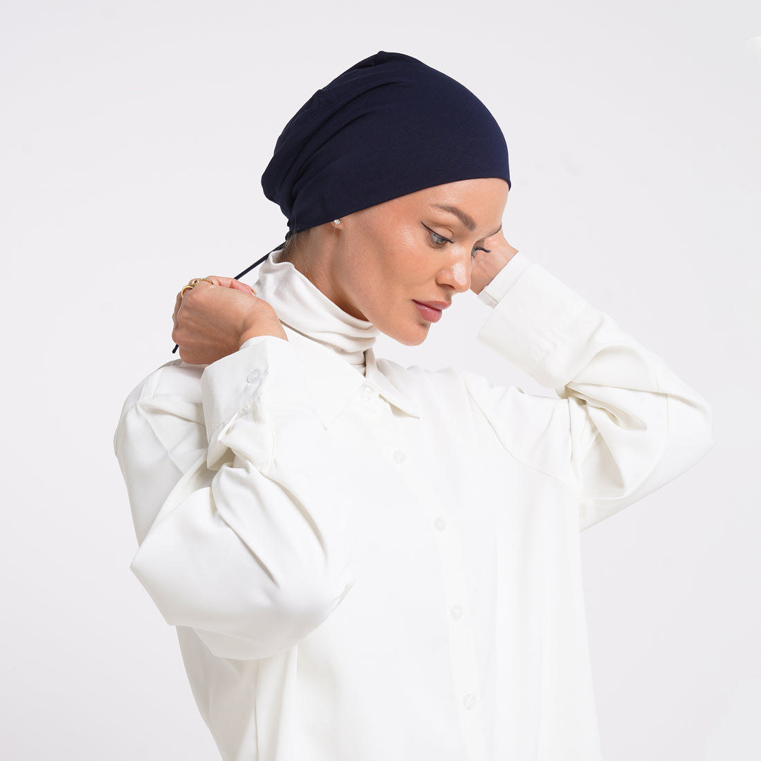 Eve Inner Full Bonnet - Midnight Navy