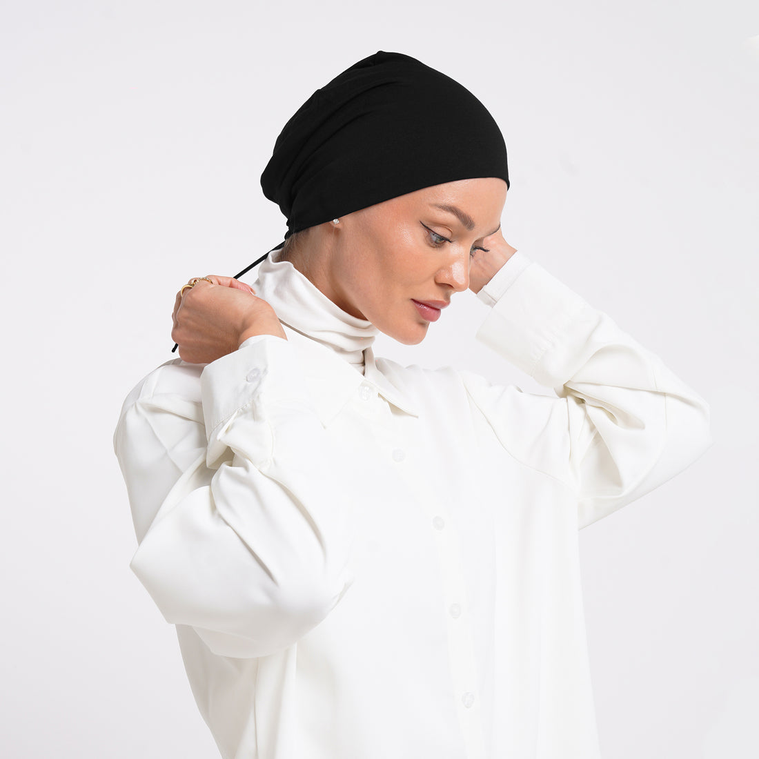 Eve Inner Full Bonnet - Jet Black