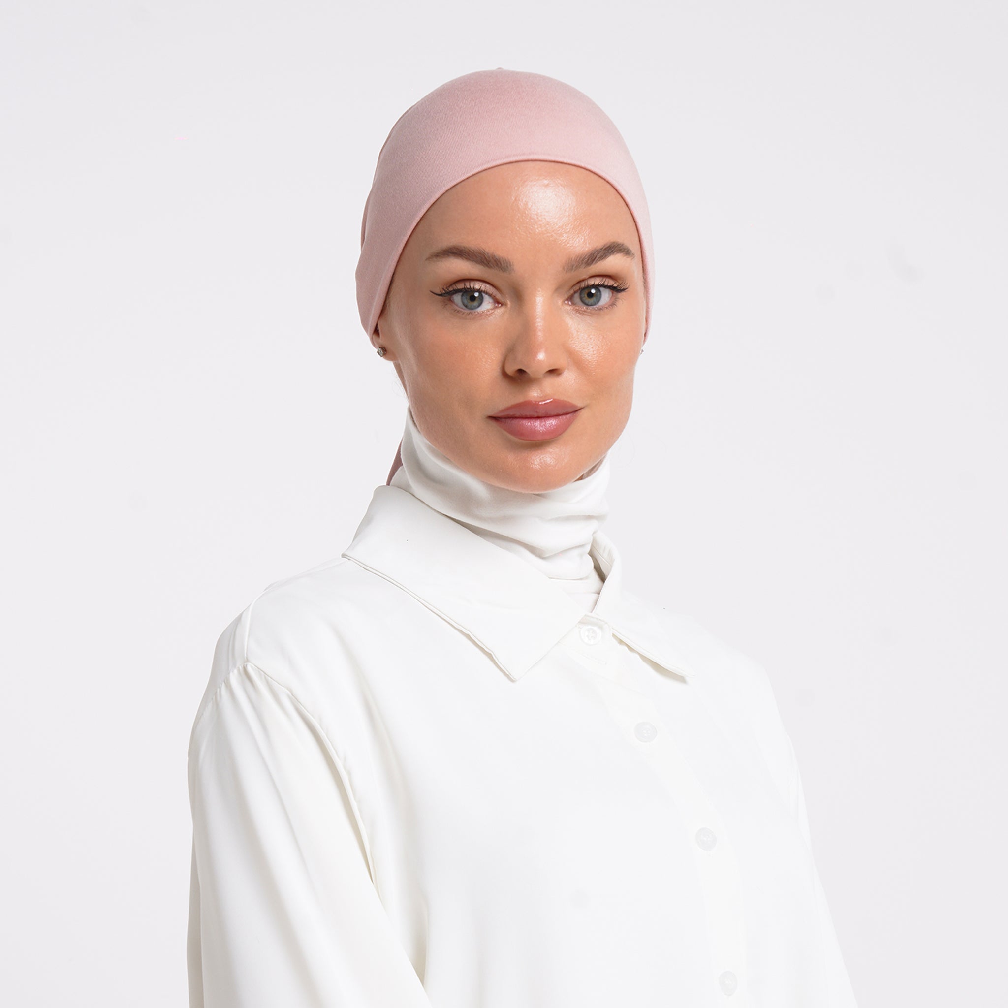 Eve Inner Full Bonnet - Blush Pink