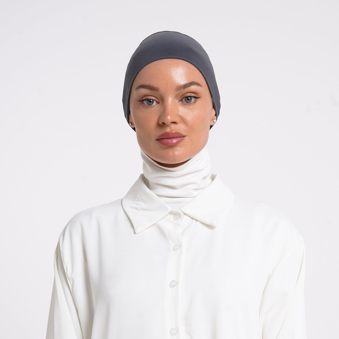 Lycra Full Bonnet - Slate Gray