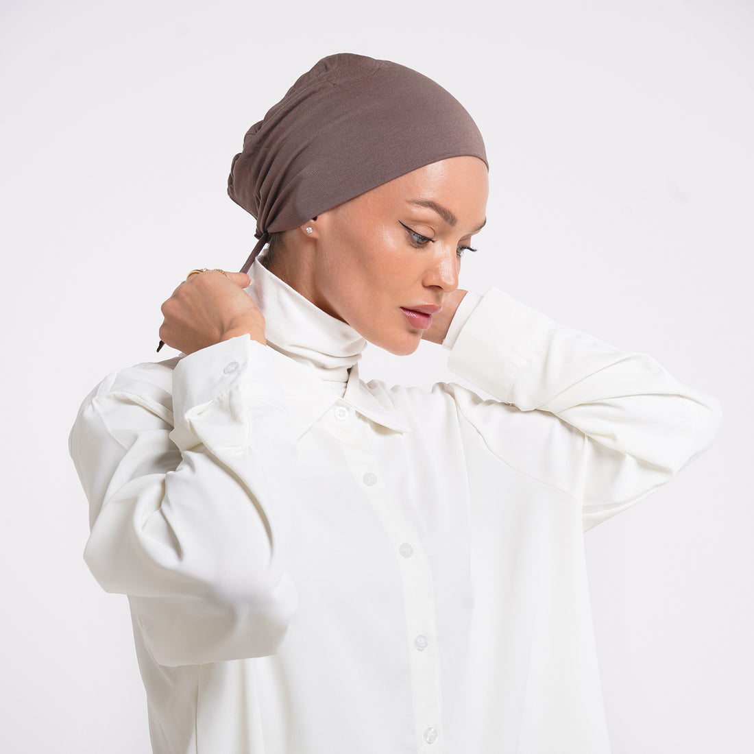 Eve Inner Full Bonnet - Mocha Taupe