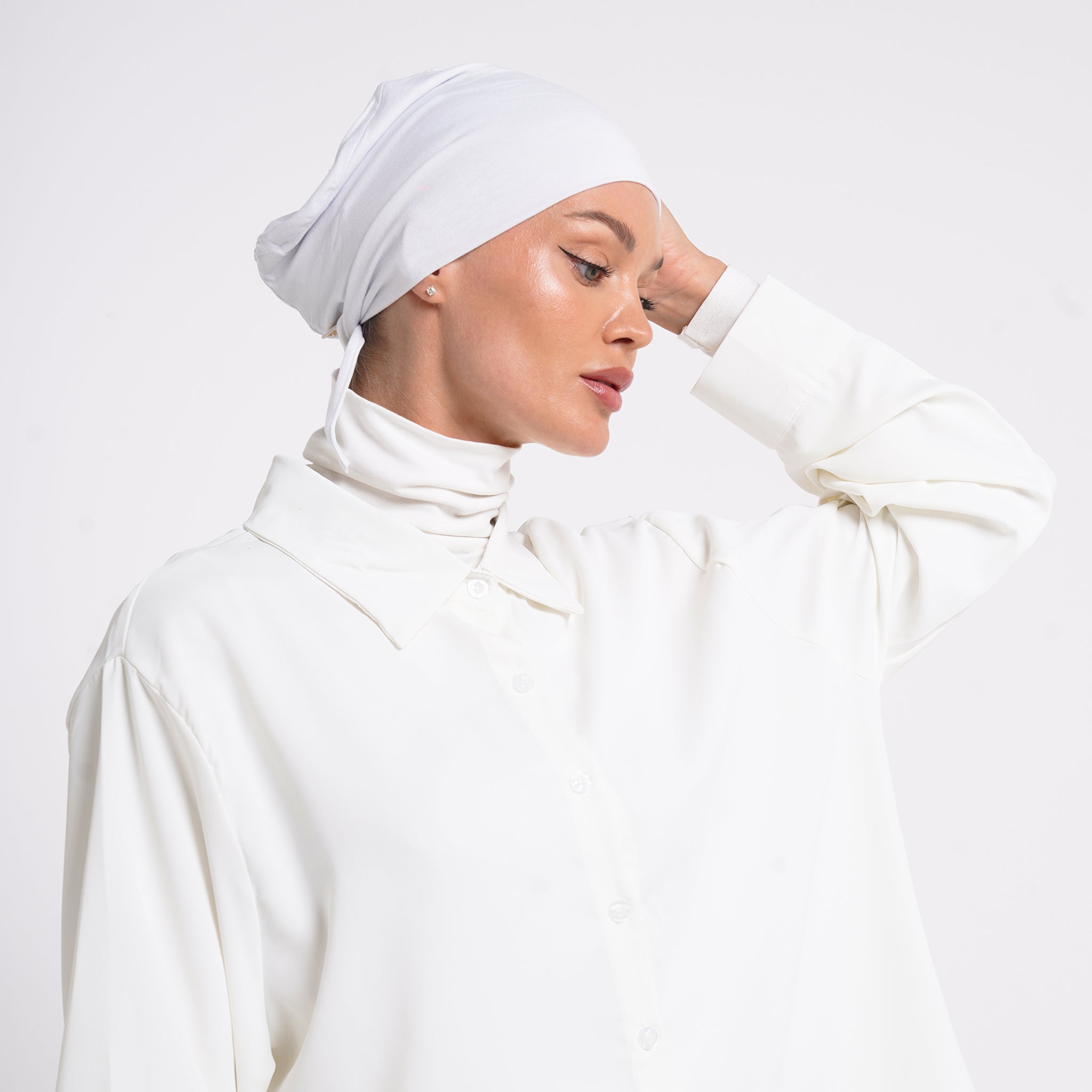 Eve Inner Full Bonnet - Ice White