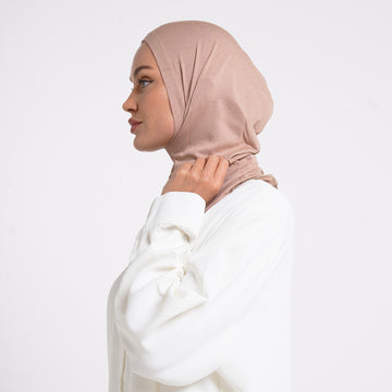 Pearl- Full Inner Hijab - Warm Nude