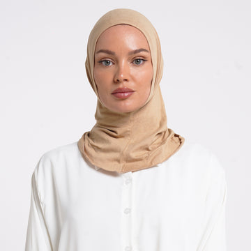 Pearl- Full Inner Hijab - Warm Camel