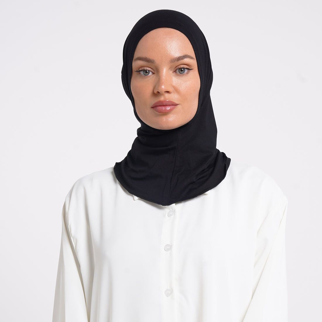 Pearl- Full Inner Hijab - Black