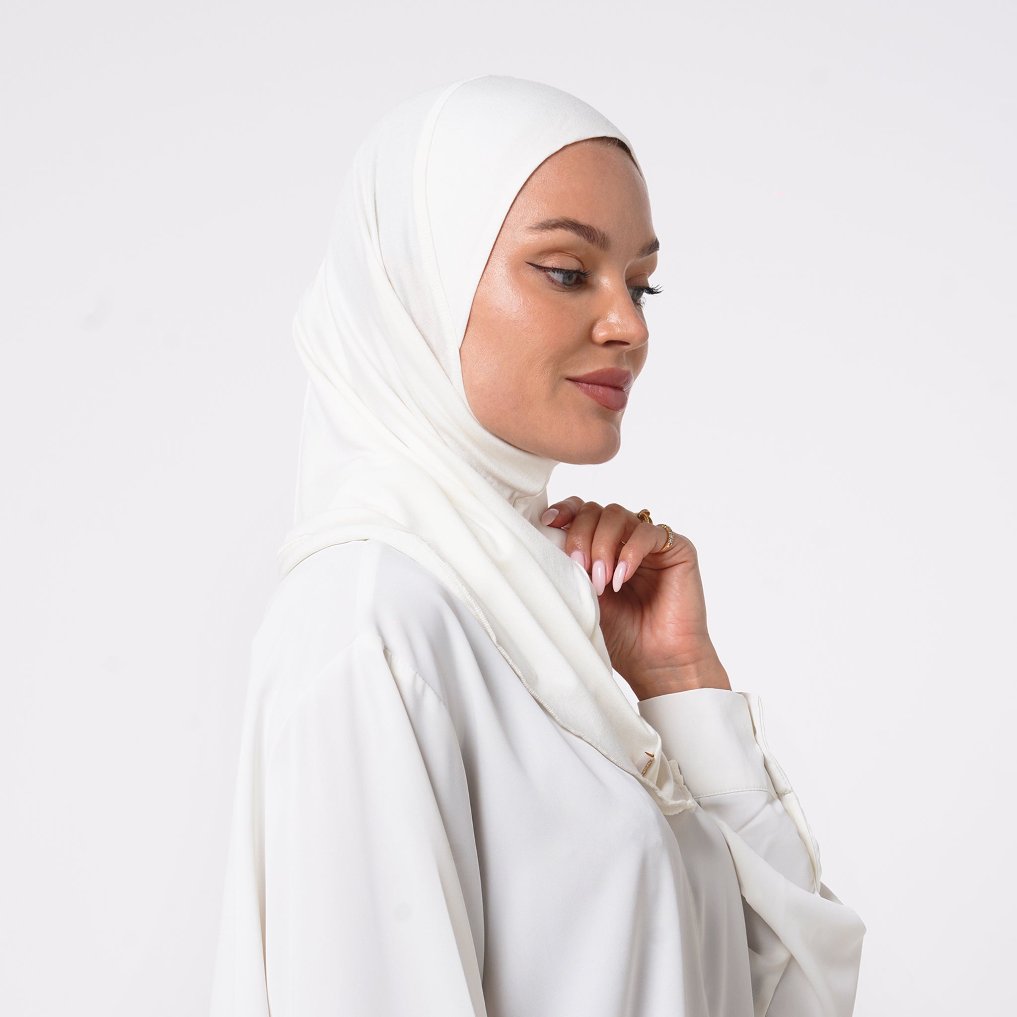 Elisa Hijab 1 piece - Ivory Cream