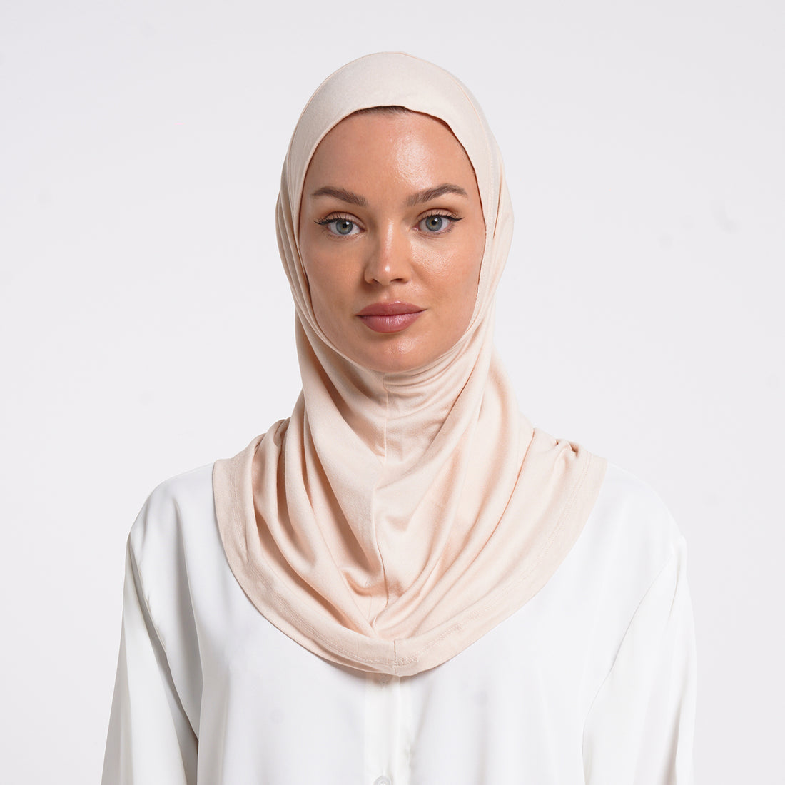 Elisa Hijab 1 piece - Blush Beige