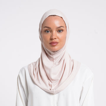 Elisa Hijab 1 piece - Soft Blush