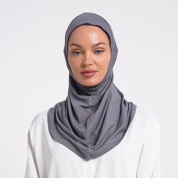Elisa Hijab 1 piece - Slate Grey