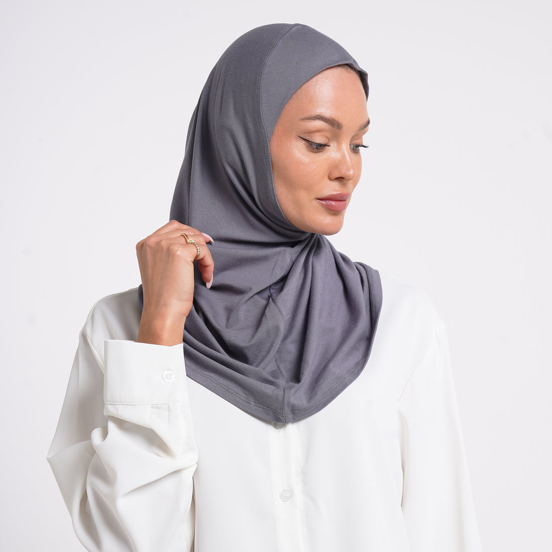Elisa Hijab 1 piece - Slate Grey