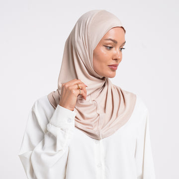 Elisa Hijab 1 piece - Sand Beige