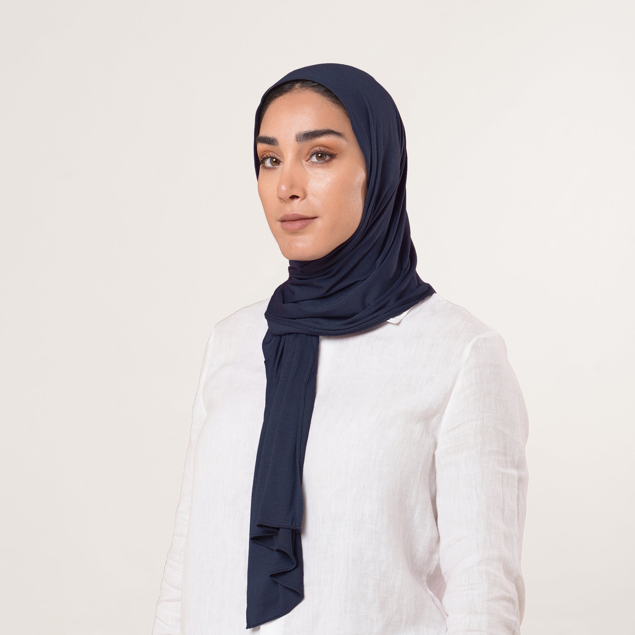 Modal Baby Hijab - Deep Navy