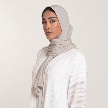 Modal Baby Hijab - Soft Stone