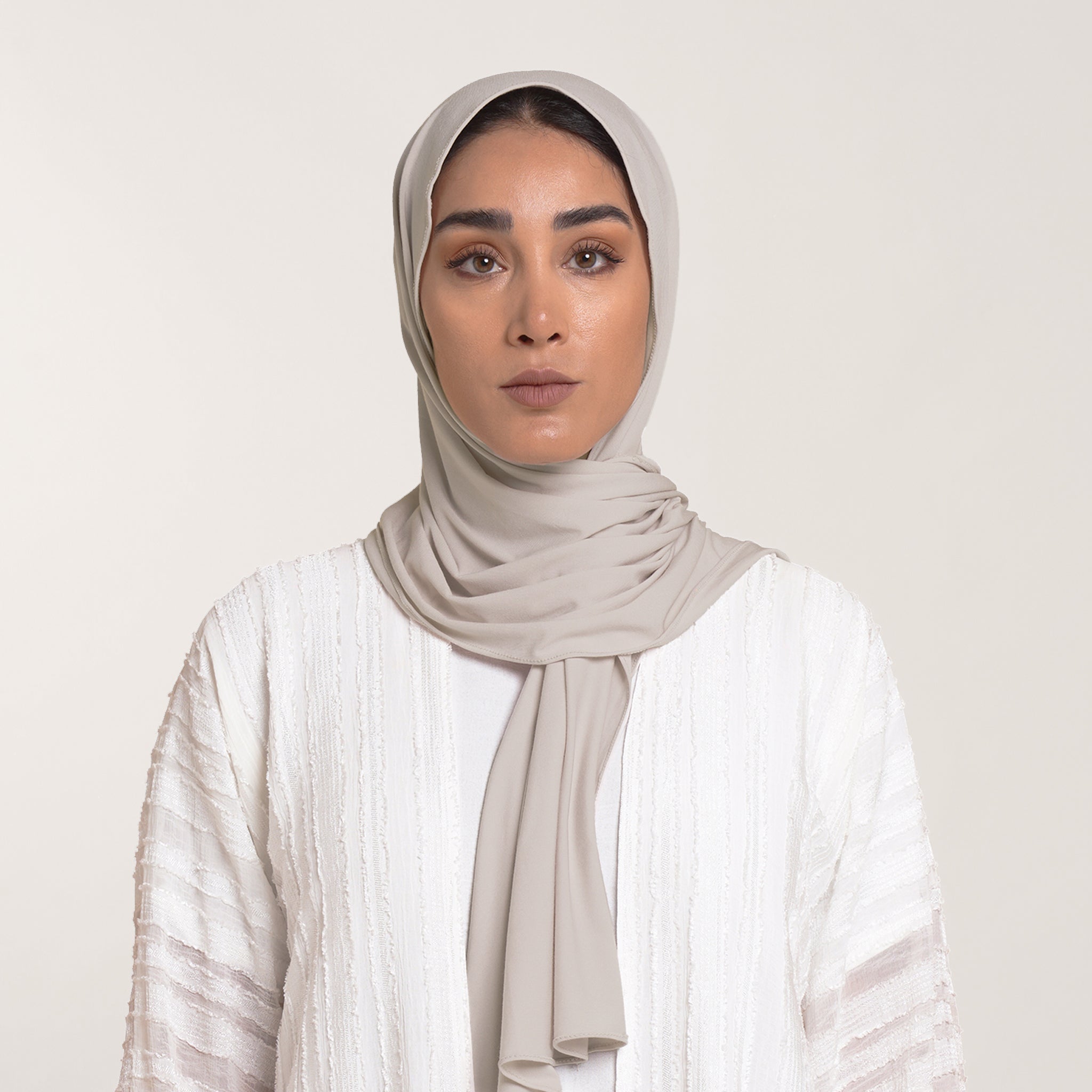 Modal Baby Hijab - Soft Stone