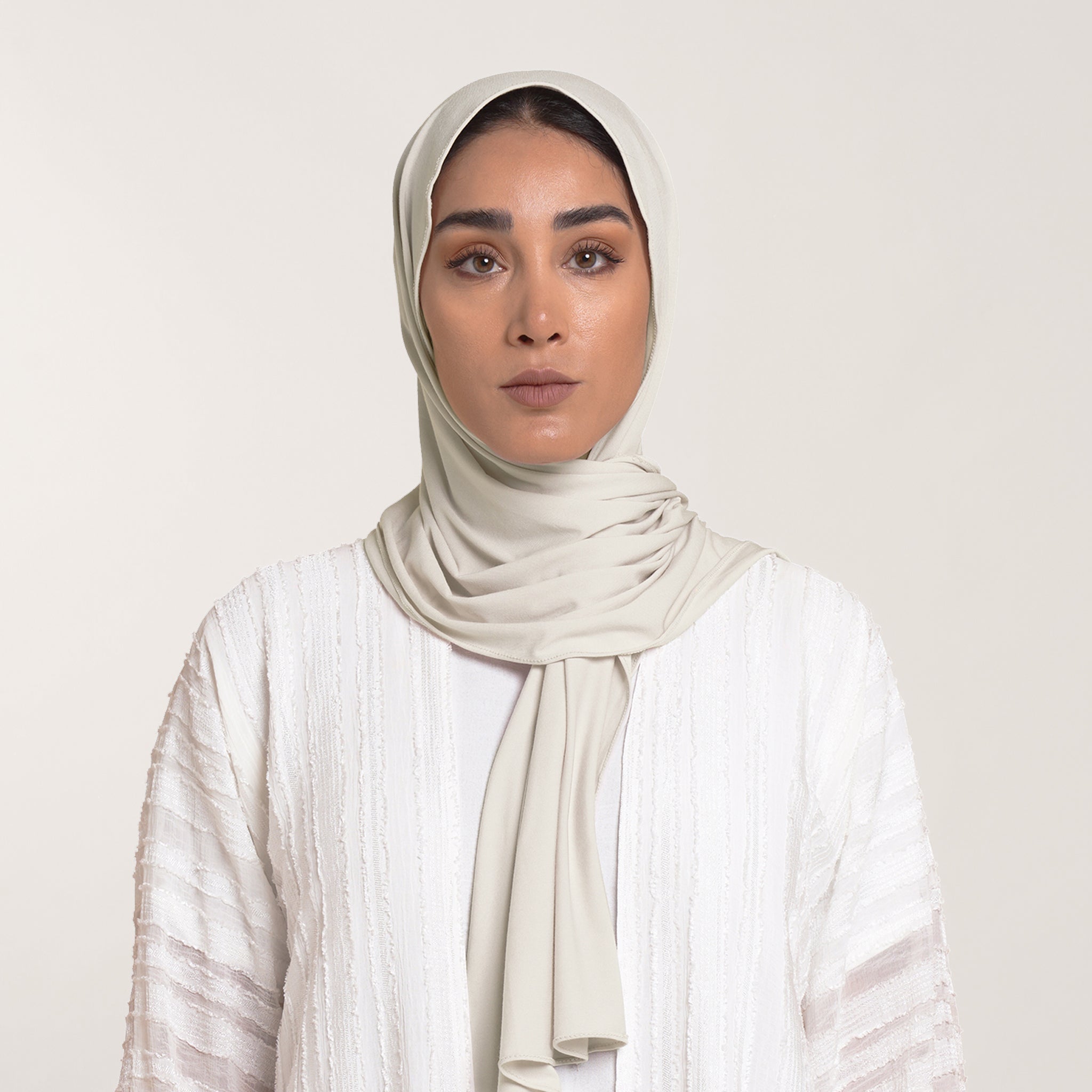 Modal Baby Hijab - Ivory Mist