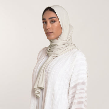 Modal Baby Hijab - Ivory Mist