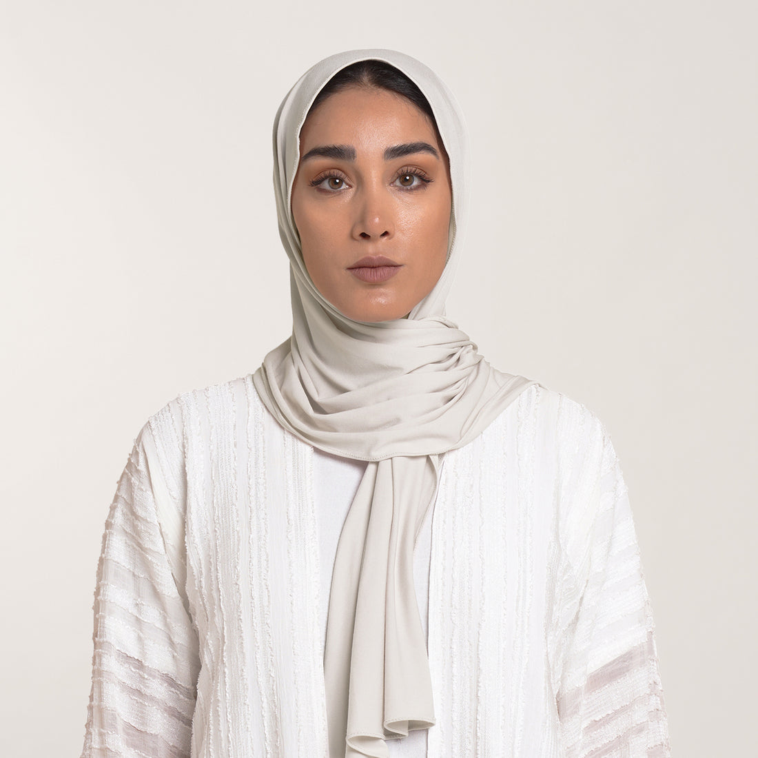 Modal Baby Hijab - Soft Ivory