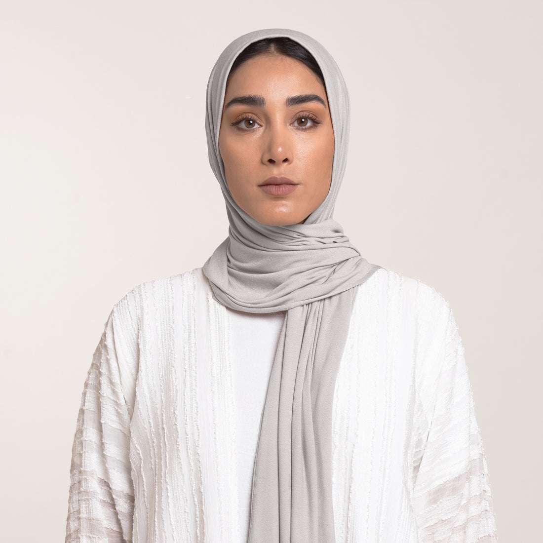 MalMal Cotton Hijab - Silver Grey