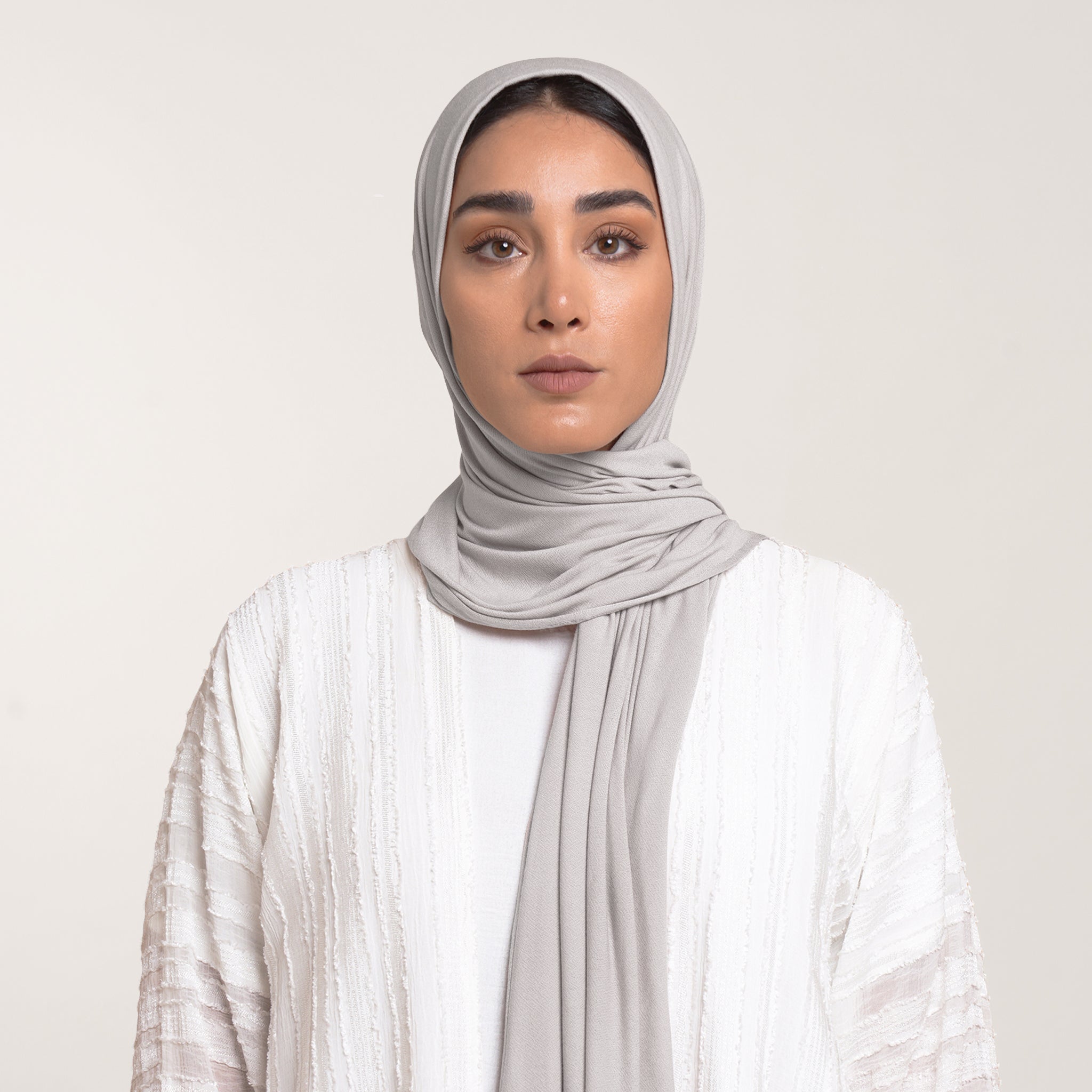 MalMal Cotton Hijab - Silver Grey