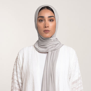 MalMal Cotton Hijab - Silver Grey