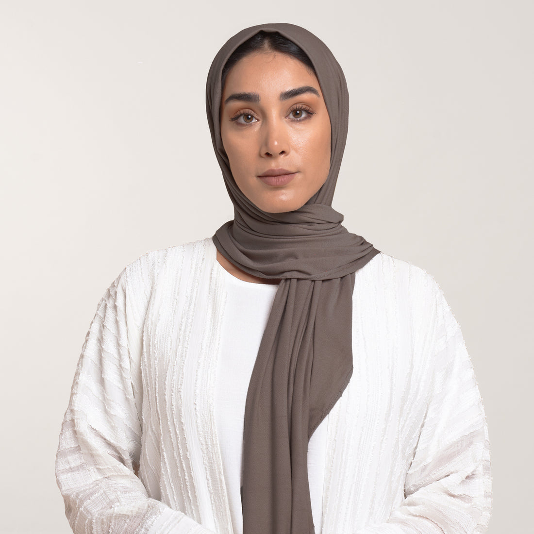 MalMal Cotton Hijab - Mocha Taupe